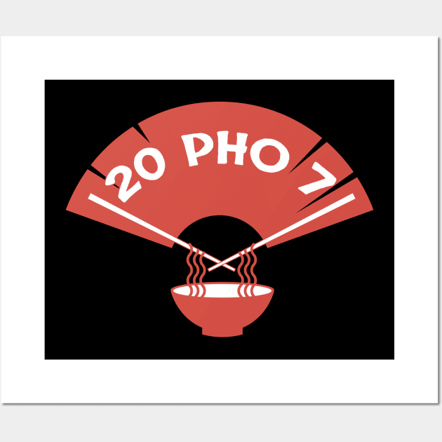 20 pho 7 - Funny Noodle Design Wall Art by almostbrand